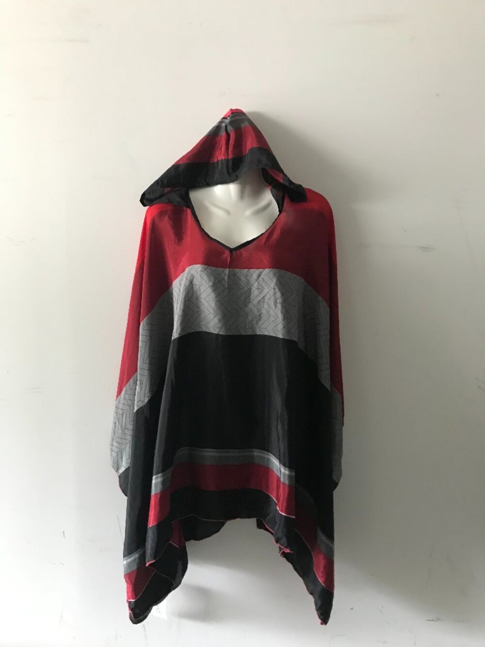 Women's Rayon Hooded Poncho